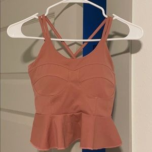 BRAND NEW Ruffle Sports Crop Top